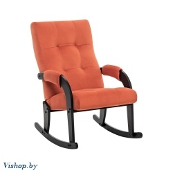 Кресло-качалка Leset Спринг венге Velur V39 на Vishop.by 