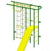 Детский спортивный комплекс Пионер-11Л зелено-желтый