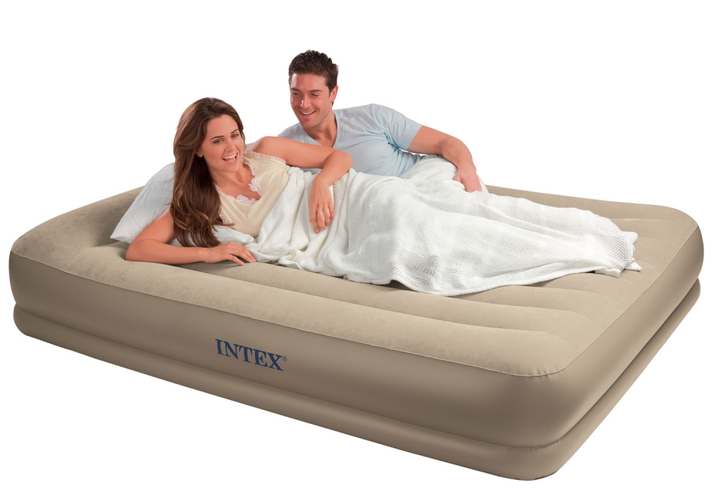 Кровать со встроенным насосом Intex 152х203х38 см Queen Pillow Rest Артикул: 67748 (Китай)