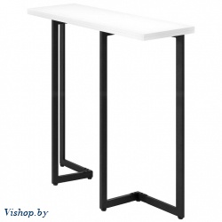 стол барный арлен 2 белый шагрень металл черный на Vishop.by 