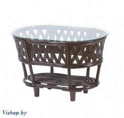 ind стол черчиль темно-коричневый овальный на Vishop.by 