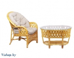 ind комплект черчиль кресло и овальный столик мед на Vishop.by 