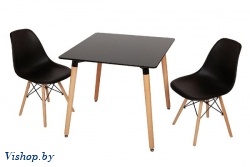 комплект обеденный стол и 2 кресла black на Vishop.by 