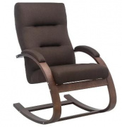 Кресло-качалка МИЛАНО Leset  коричневый / орех на Vishop.by 