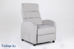 кресло вибромассажное calviano 2164 серый велюр на Vishop.by 