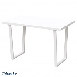 стол уэльс 120х70 белый металл белый на Vishop.by 