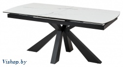 стол обеденный mebelart rovigo 170 белый мрамор/черный на Vishop.by 