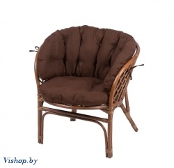 ind кресло багама миндаль подушка коричневая на Vishop.by 