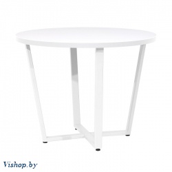 стол орлеан d100 белый металл белый на Vishop.by 