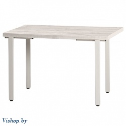 стол прага 130х80 дуб белый металл белый на Vishop.by 