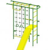 Детский спортивный комплекс Пионер-11С зелено-желтый