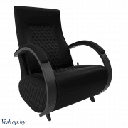 Кресло глайдер Balance-3 Vegas lite black, венге на Vishop.by 