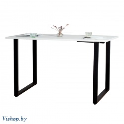 стол ницца 160х80 белый металл черный на Vishop.by 