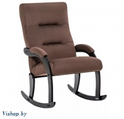 Кресло-качалка Leset Дэми венге ткань V 23 на Vishop.by 
