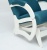Кресло-качалка Бастион 5 арт. Bahama lagoon ноги белые