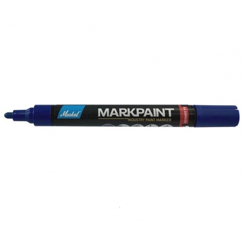 Маркер промышл. перманентный на основе жидк. краски MARKAL MARKPAINT СИНИЙ (Толщина линии 2 мм. Цвет синий) (97524)