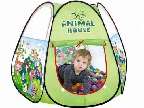 Детская игровая палатка Sundays Animal House с тоннелем 223323