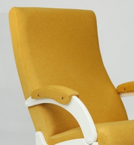 Кресло-качалка Бастион 5 арт. Bahama yellow ноги белые