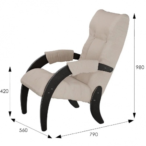 Кресло Модель 61 ультра санд венге 