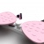 Фитнес платформа DFC Twister Bow с эспандерами розовый