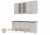 Кухонный гарнитур SV-мебель Классика (2,0 м) 912 Сосна белая/Корпус белый 