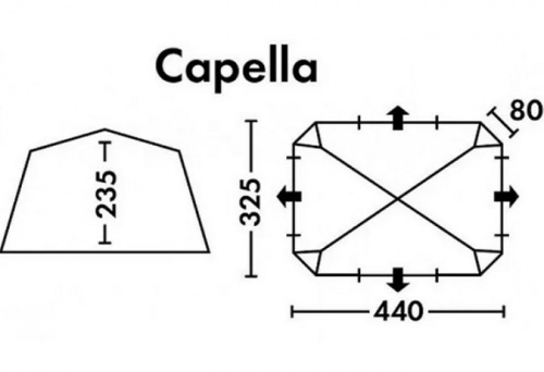 Полуавтоматический шатер FHM Capella