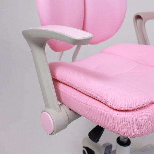Кресло поворотное ZOOM ткань розовый 