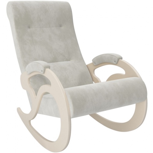 Кресло-качалка модель 5 Verona Light Grey сливочный