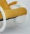 Кресло-качалка Бастион 3 арт. Bahama yellow ноги белые
