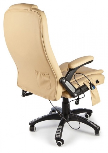 Вибромассажное кресло Calviano Veroni 55 бежевое с массажем 