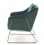 Кресло HALMAR SOFT 3 темно-зеленый/золотой 