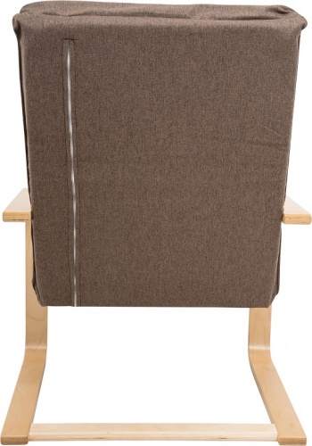 Кресло-качалка Calviano Soft 1 коричневое