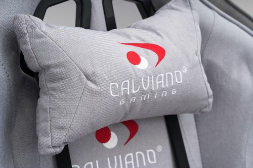 Вибромассажное кресло Calviano AVANTI ULTIMATO grey fabric 