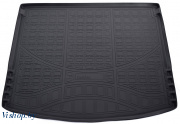 Коврик в багажник для Mazda 3 (HB) серый