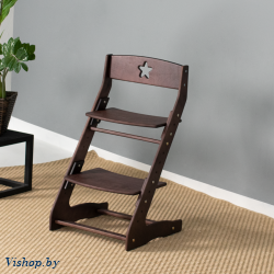 растущий стул вырастайка стандарт шоколадный на Vishop.by 