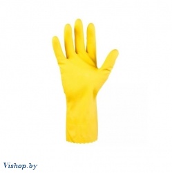 Перчатки К80 Щ50 латексн. защитные промышлен., р-р 8/M, желтые, JetaSafety