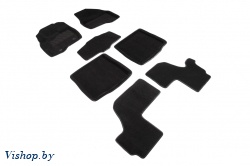 Коврики салона 3D ВОРС Ford Explorer V 2010-2015(до V3,5) Черные