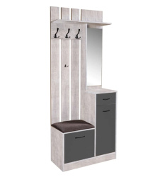 прихожая дейтон бетон антрацит на Vishop.by 