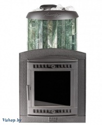 Печь для бани Prometall Атмосфера XL в ламелях Змеевик от Vishop.by 