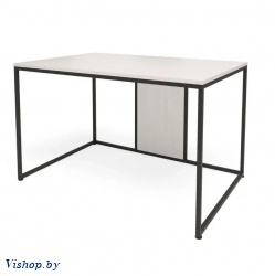 письменный стол dt-1 белый опоры черные на Vishop.by 