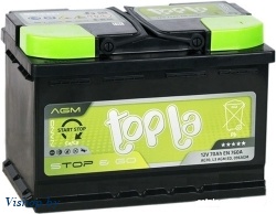 Автомобильный аккумулятор Topla TOP AGM Stop Go TAG7 114070 (70 А/ч)