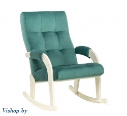 Кресло-качалка Leset Спринг слоновая кость Velur V43 на Vishop.by 