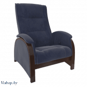Кресло глайдер Balance-2 Denim blue, орех на Vishop.by 