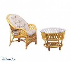 ind комплект черчиль кресло и столик мед на Vishop.by 