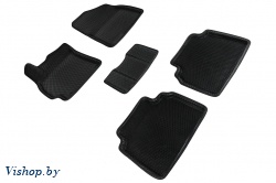 Коврики салона EVA 3D соты для Hyundai Santa Fe IV 5 мест 2020- Черные