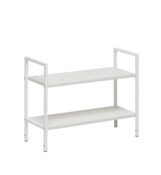 стеллаж leset стилвуд 22 широкий 2 полки белый на Vishop.by 