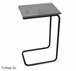 стол журнальный sheffilton sht-ct9 бетон чикаго светлый черный муар на Vishop.by 
