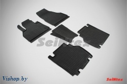 Резиновые коврики салона Сетка для Renault Kangoo 2008- Черные