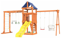 Игровой комплекс National Tree Company Fun Land с сеткой рукоходом и качелями ДКПМ-1
