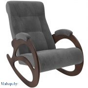 Кресло-качалка модель 4 б/л Verona Antrazite Grey орех на Vishop.by 